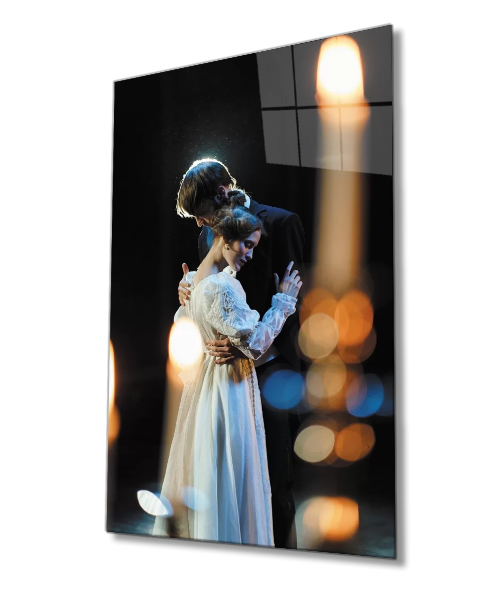 Women Romantic Dance in Lights