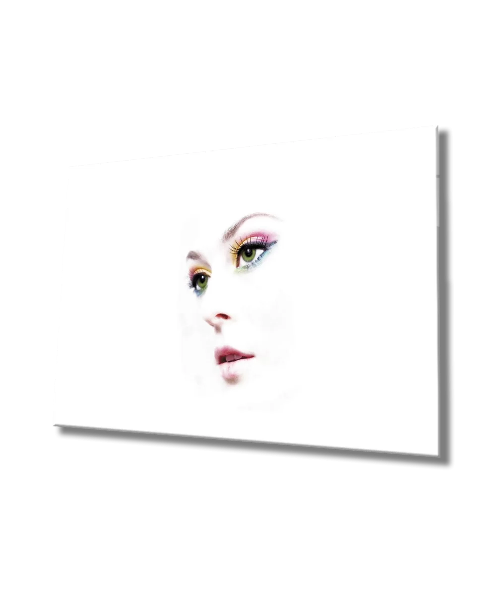 Women Plain Face Glass Painting