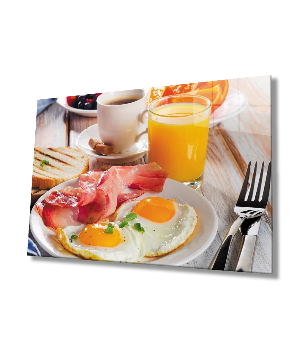 Breakfast Plate Kitchen Glass Table