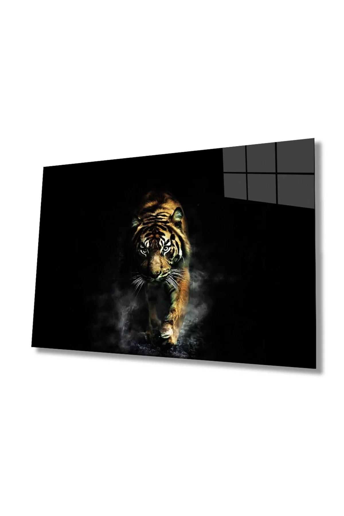 Tiger 9 Animal Glass Painting