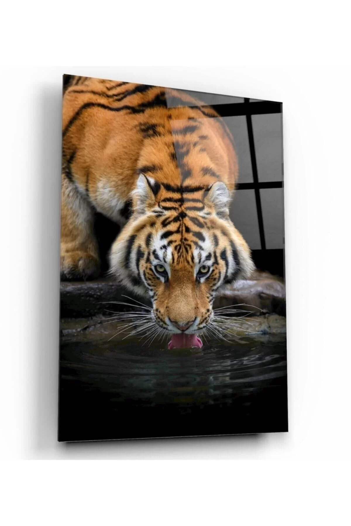 Tiger Glass Painting