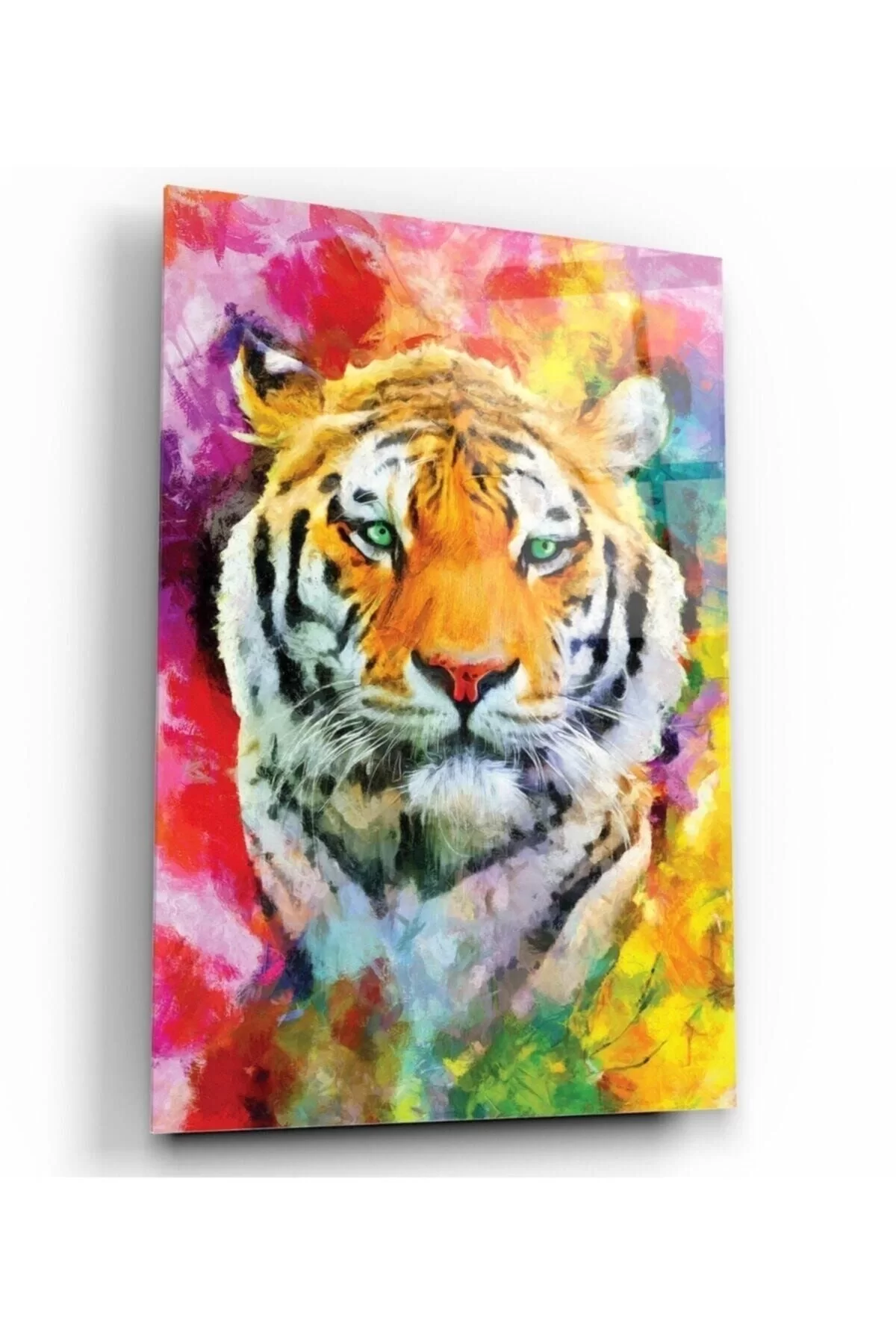 Tiger Glass Painting