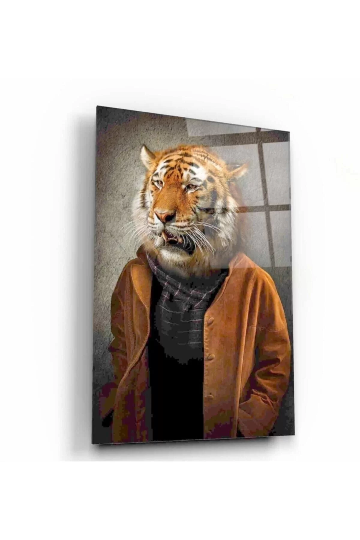 Tiger Glass Painting