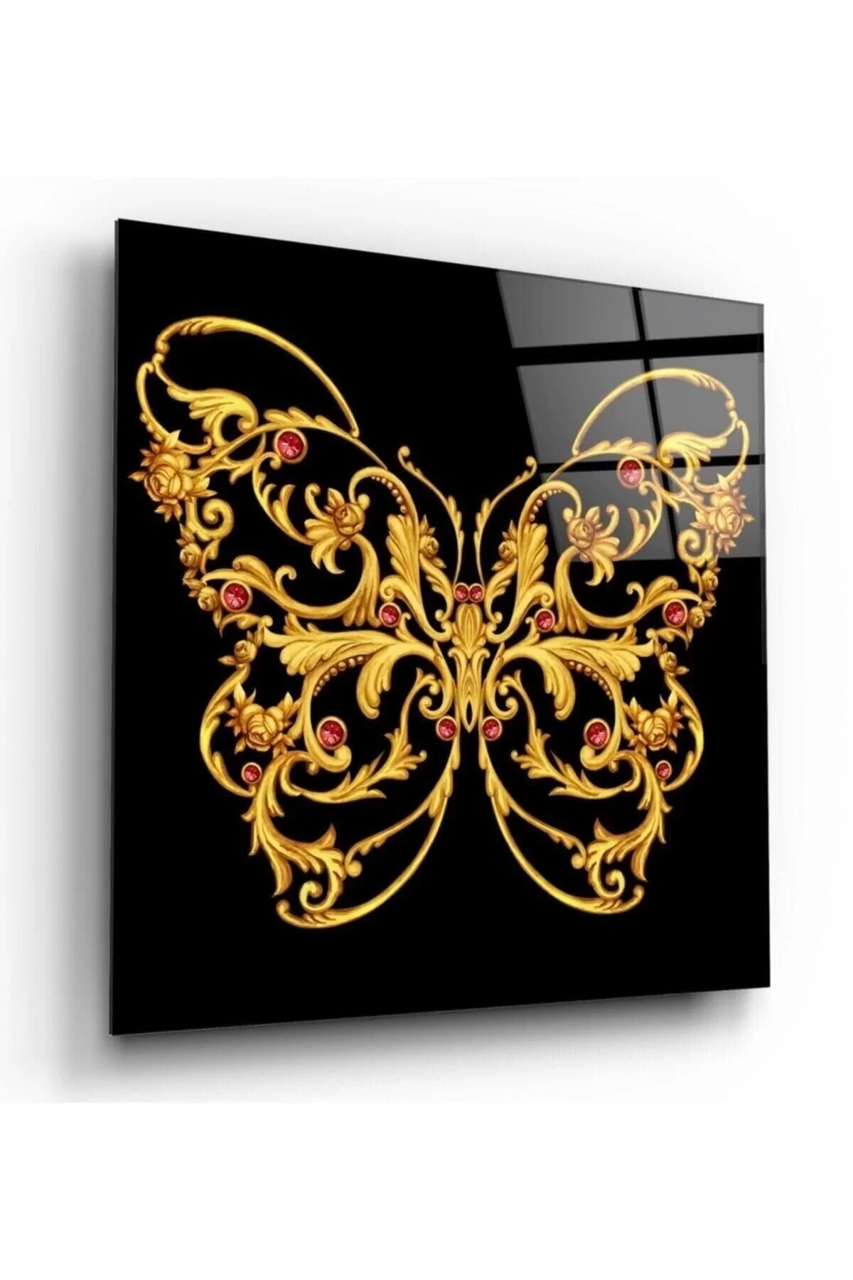 Butterfly Glass Painting