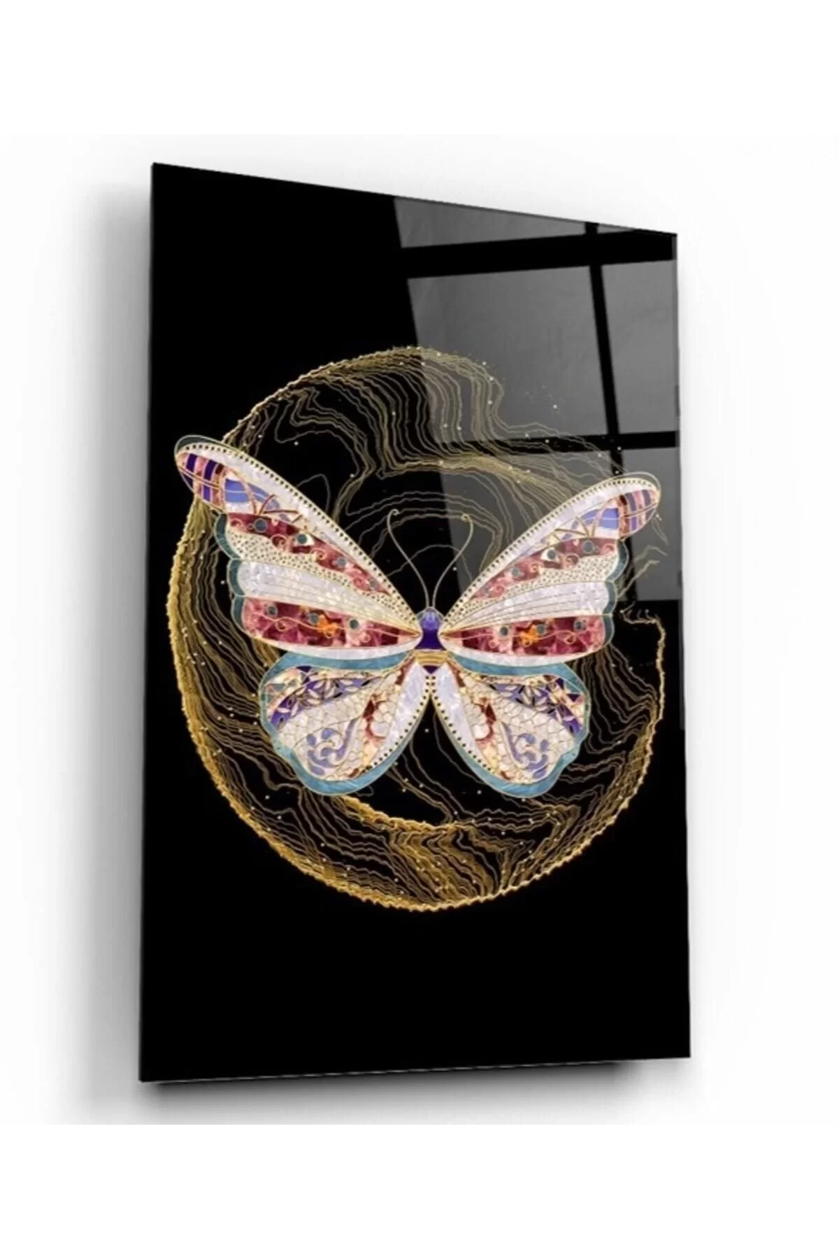 Butterfly Glass Painting