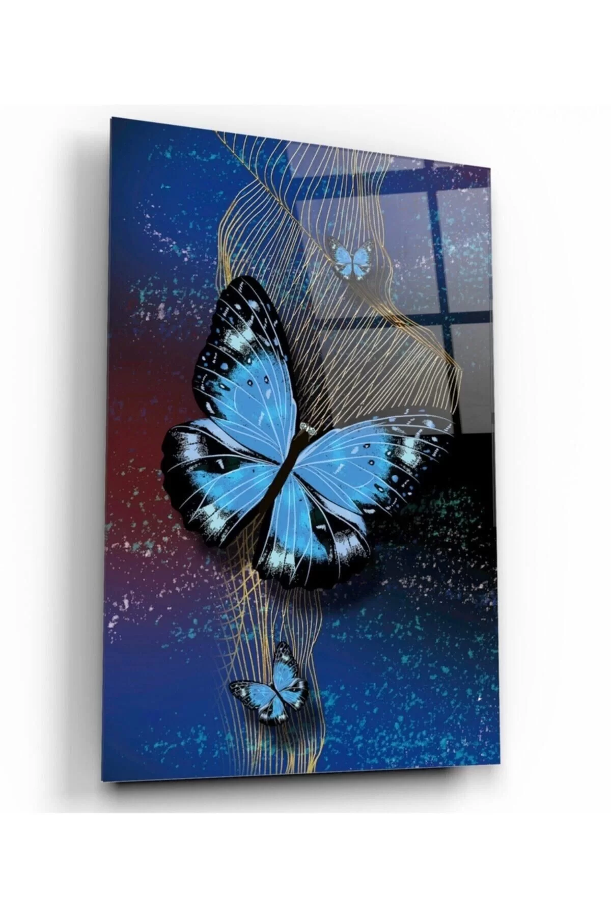 Butterfly Glass Painting