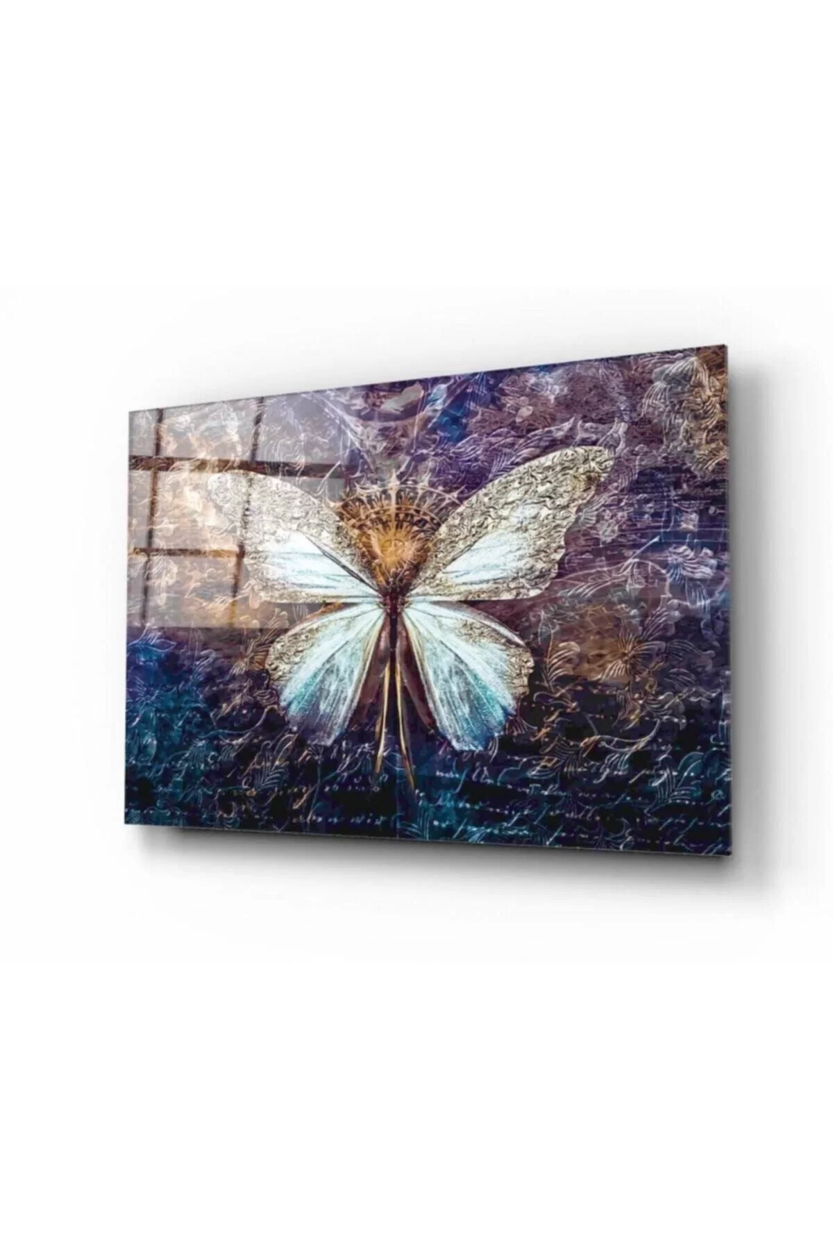 Butterfly Glass Painting