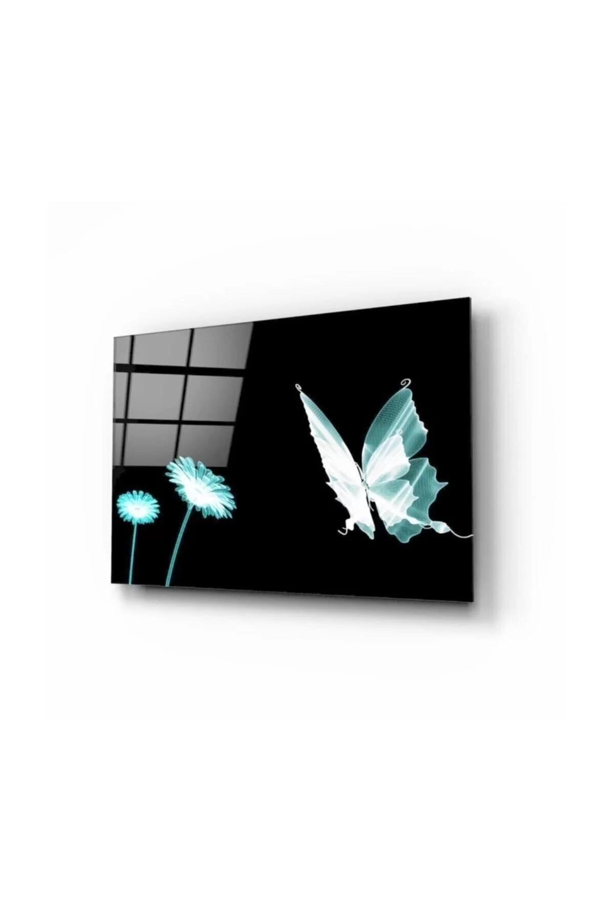 Butterfly Glass Painting 2 50x70 Cm