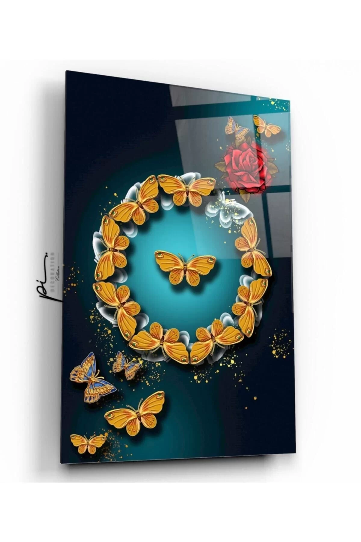 Butterflies Glass Painting