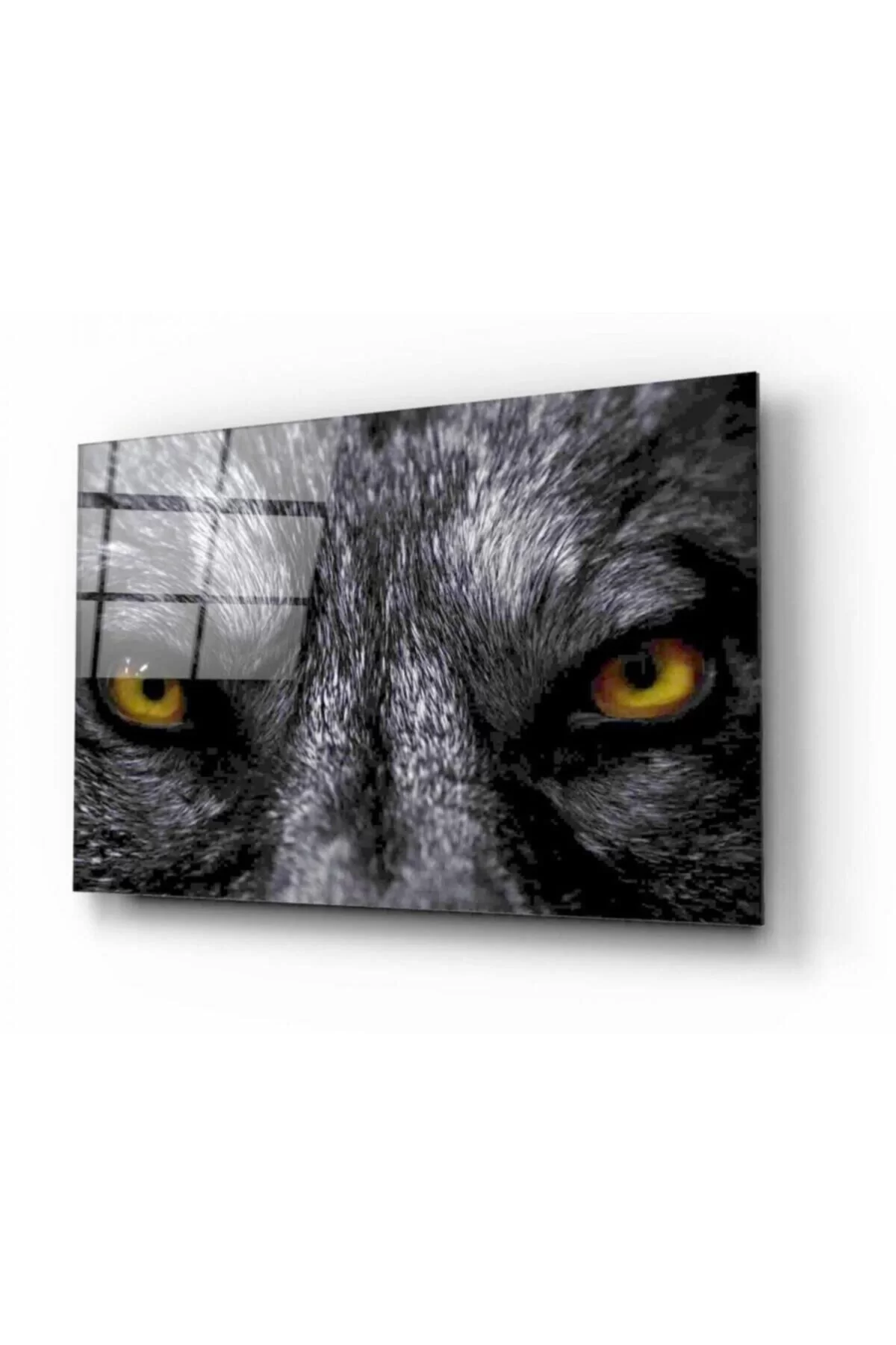 Wolf Glass Painting