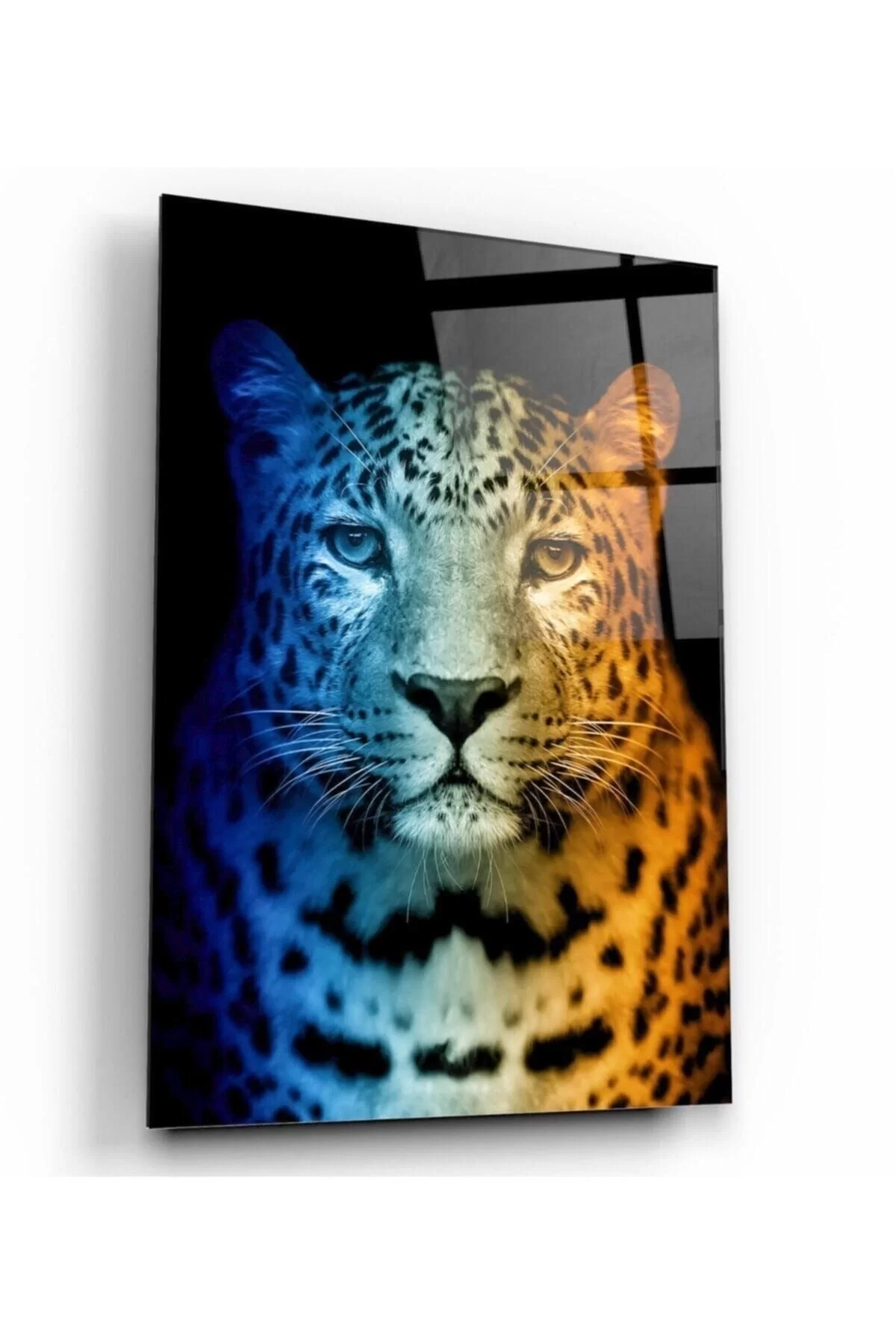 Leopard Glass Painting