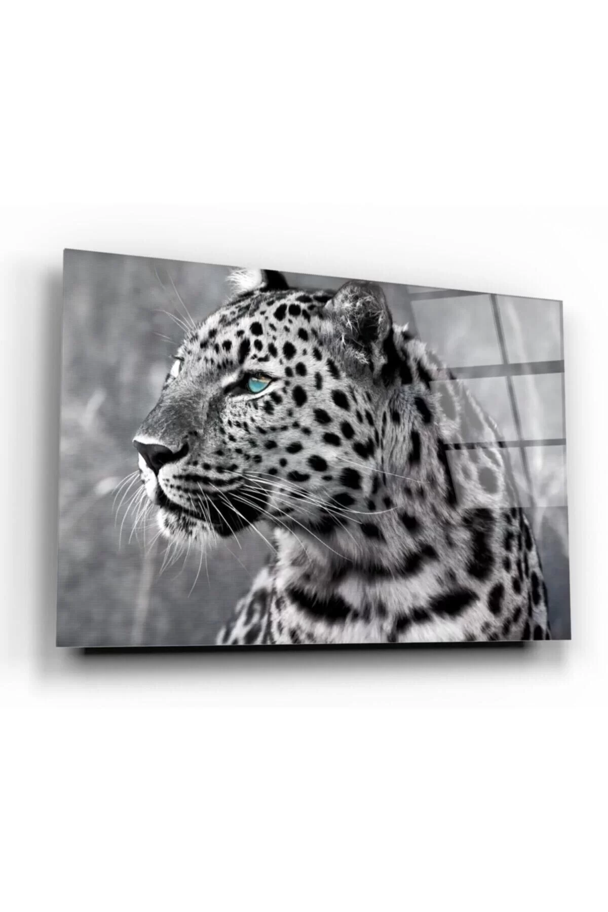 Leopard Glass Painting