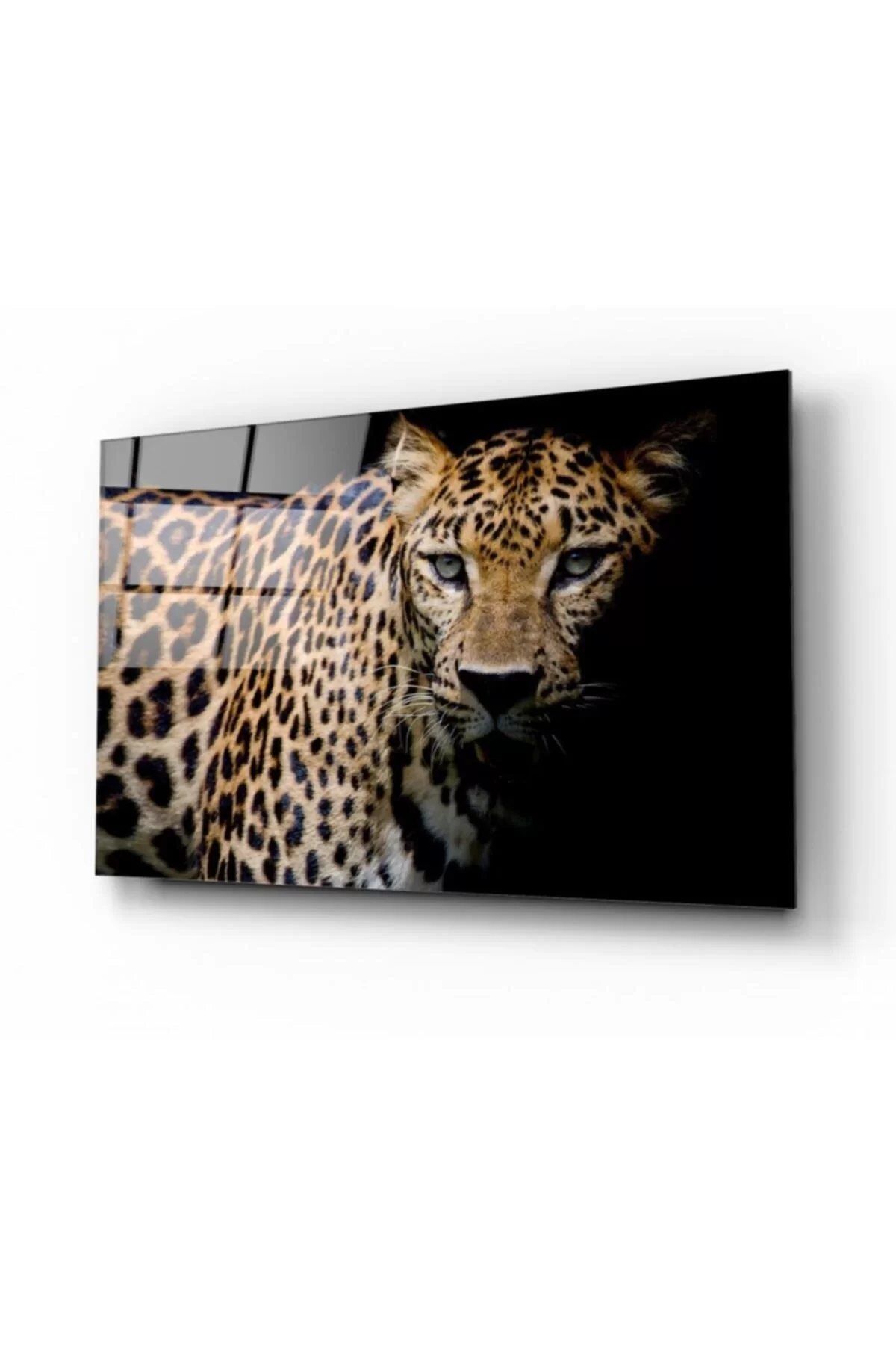 Leopard Glass Painting