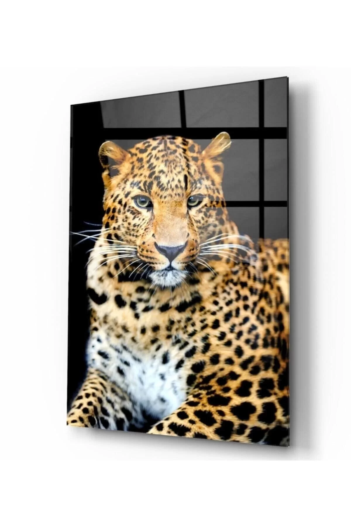 Leopard Glass Painting