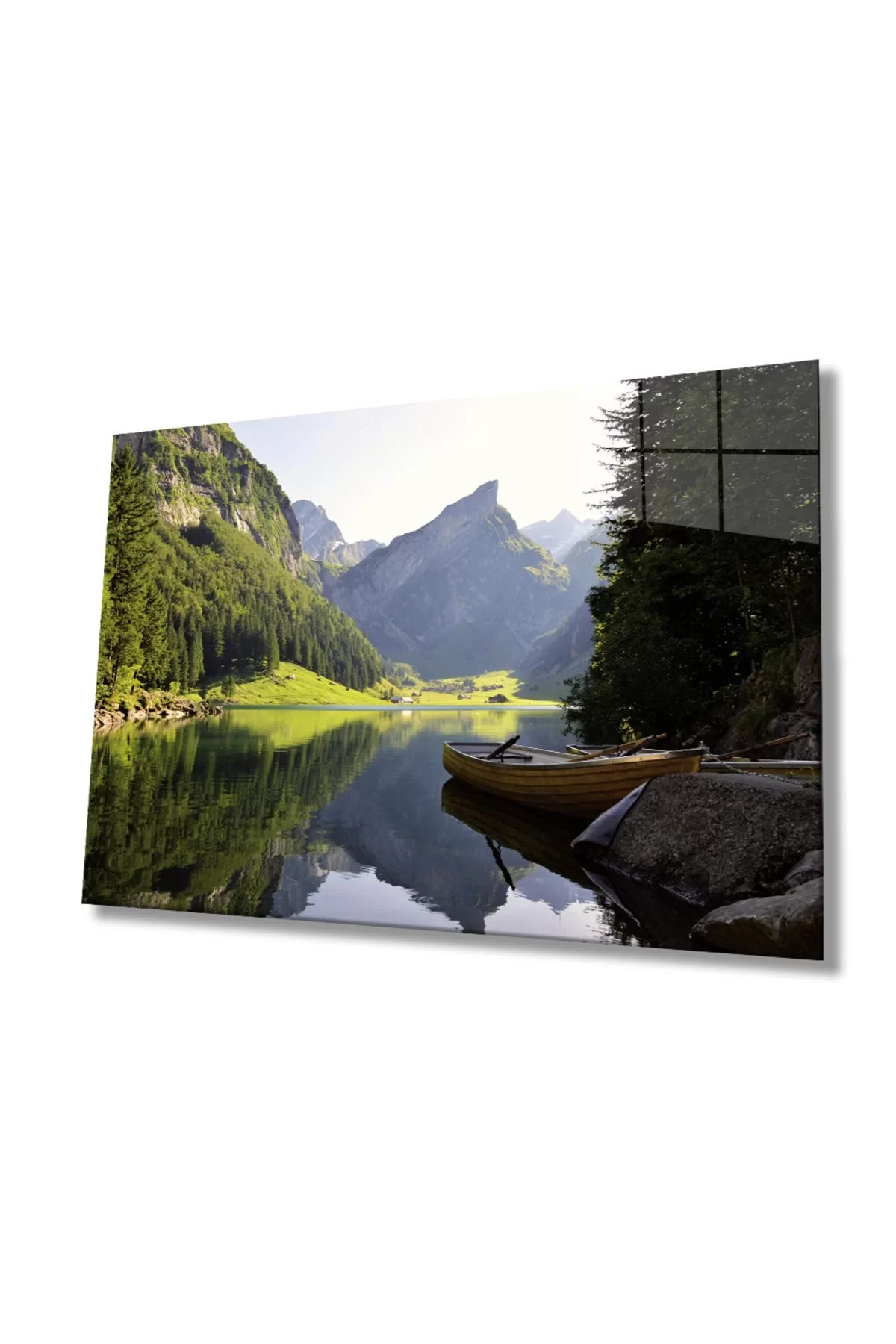 Landscape Glass Painting, Home And Office Wall Decoration