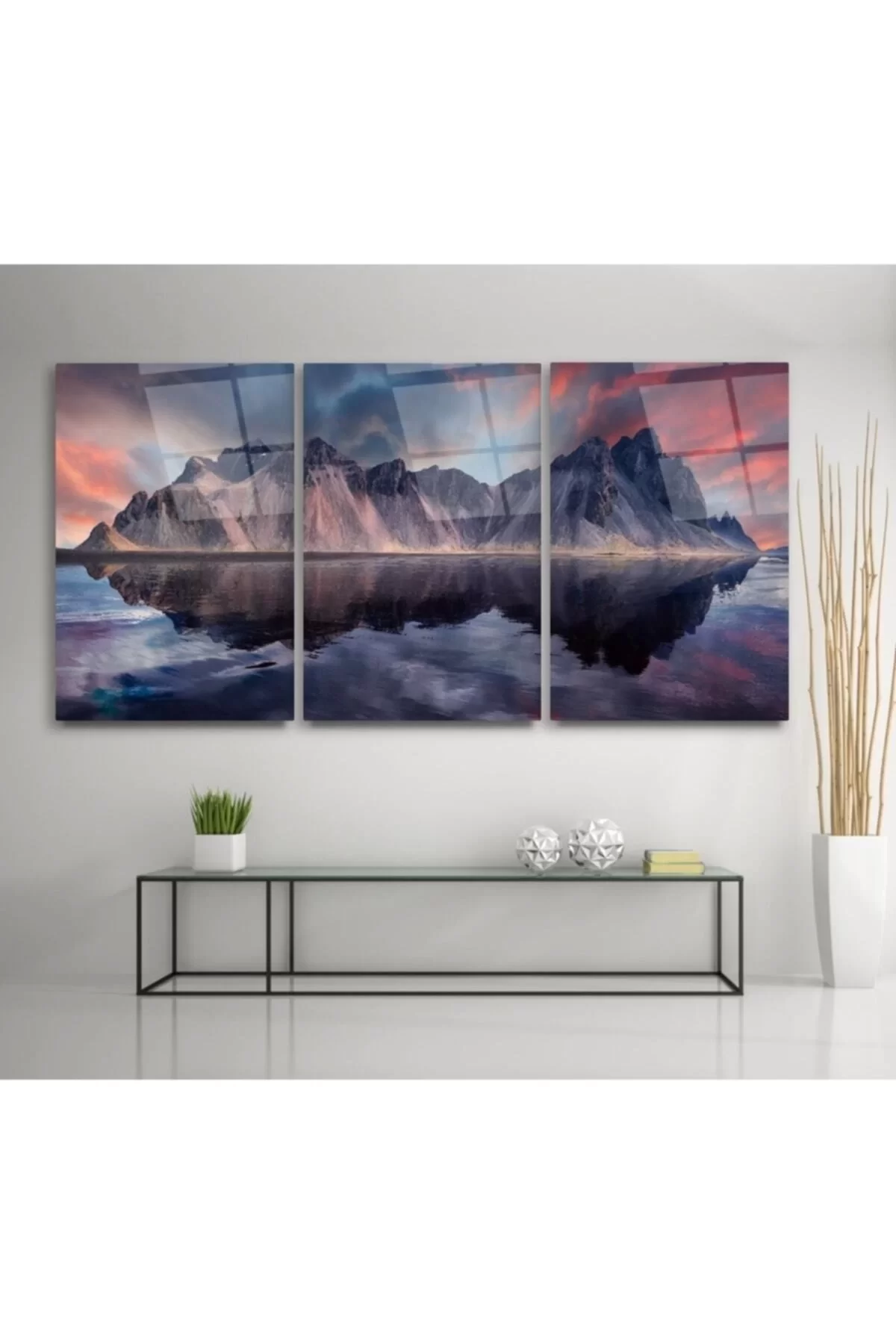 Landscape Triple Glass Painting