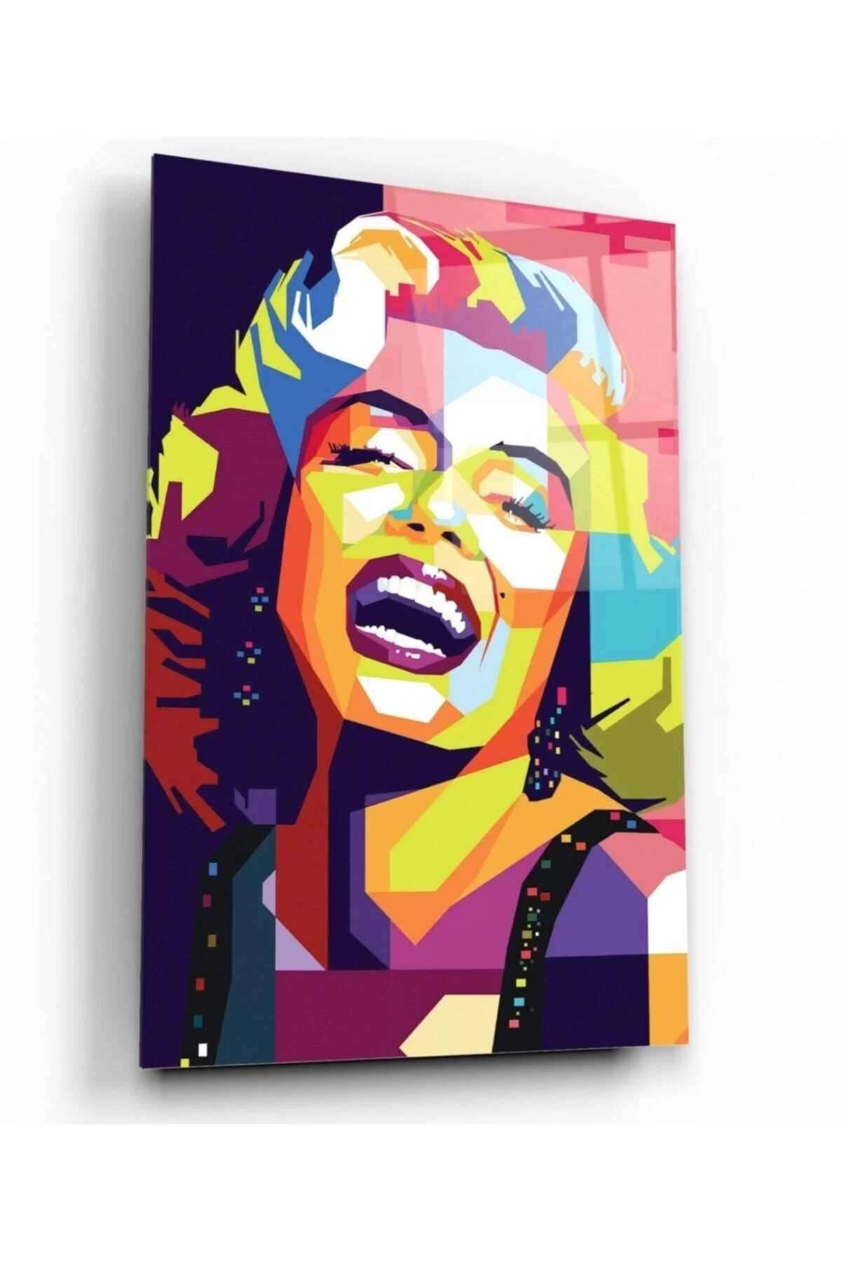 Marilyn Monroe Glass Painting