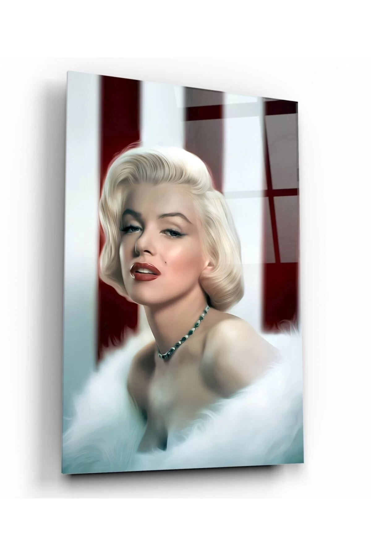 Marilyn Monroe Glass Painting