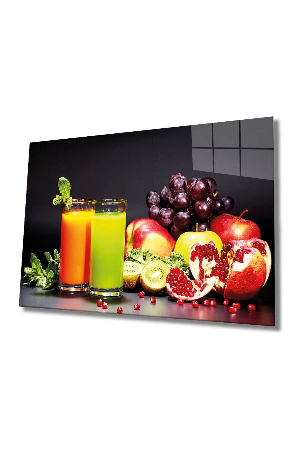 Fruits Glass Table 4mm Durable Tempered Glass