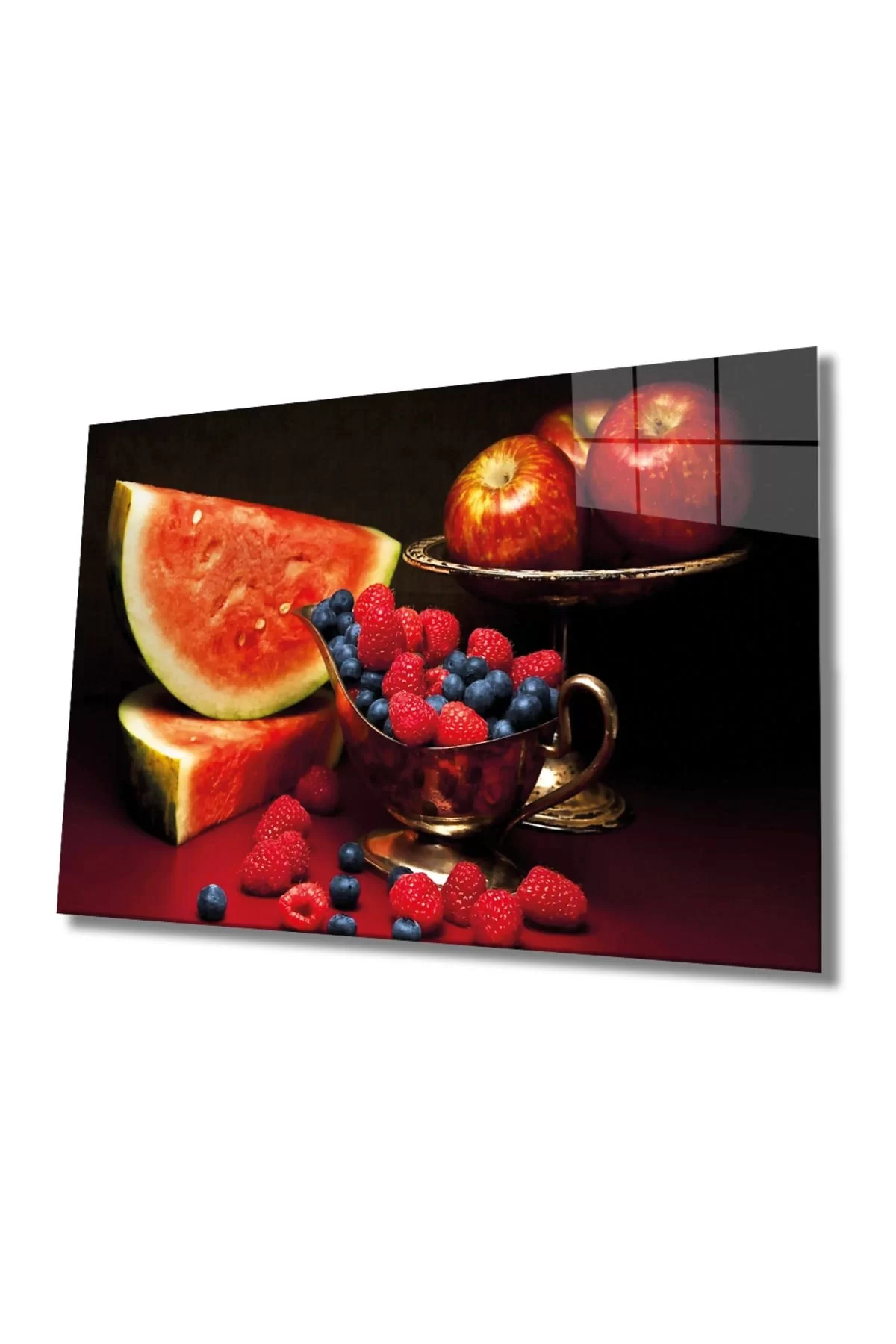 Fruits Glass Table 4mm Durable Tempered Glass