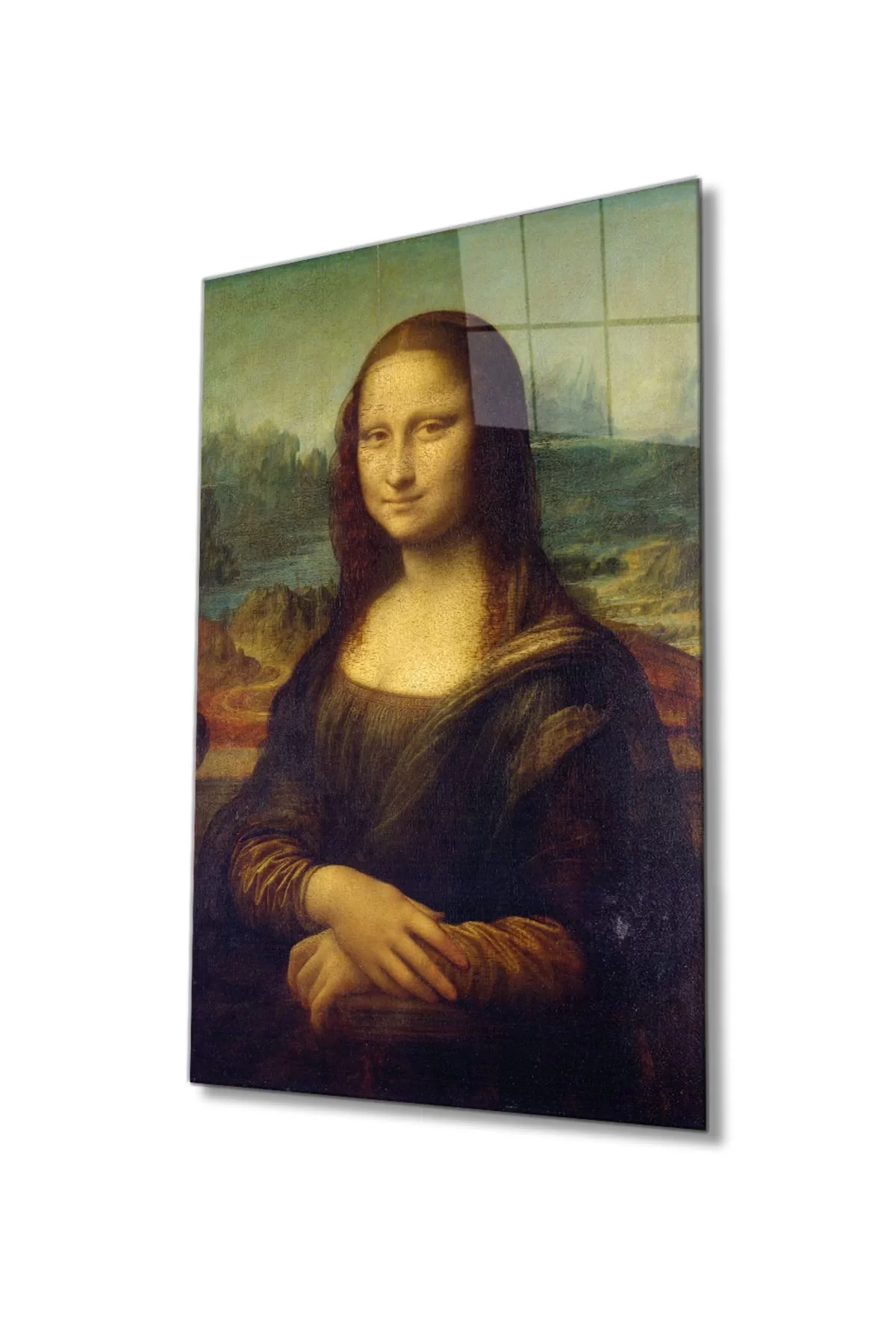 Mona Lisa Portrait Art, Home And Office Wall Decor, Tempered 4 Mm