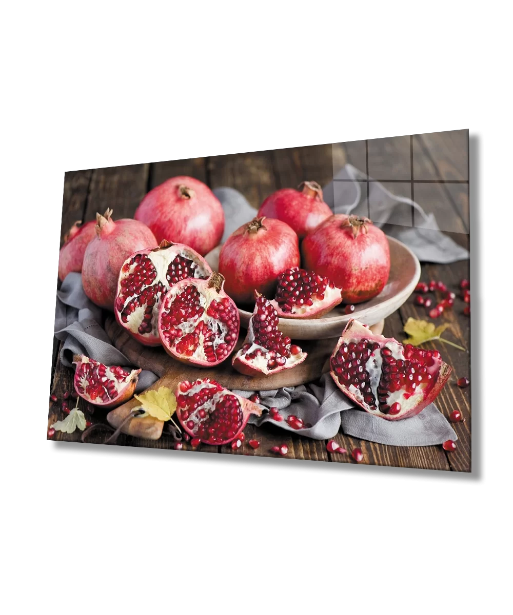 Pomegranate Glass Painting Pomegranate Art