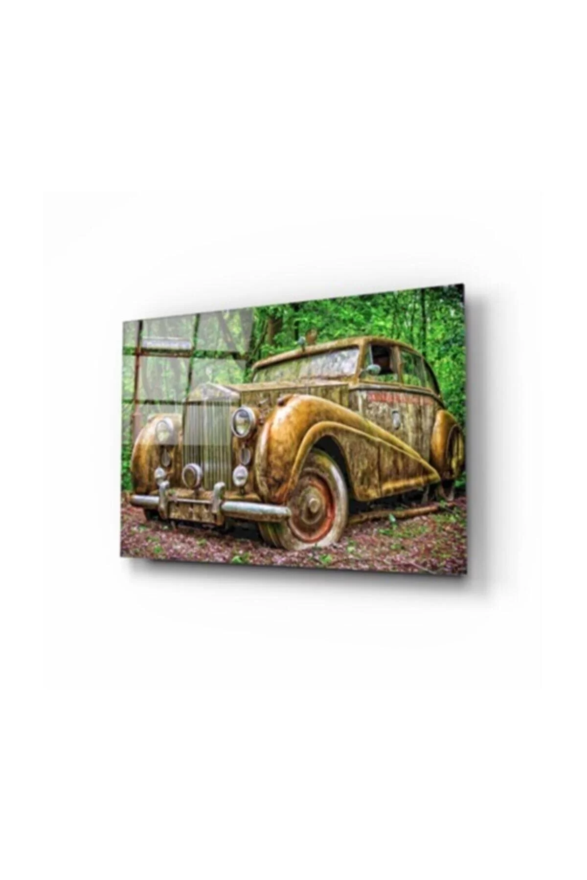 Nostalgic Car Glass Painting 50x70 Cm