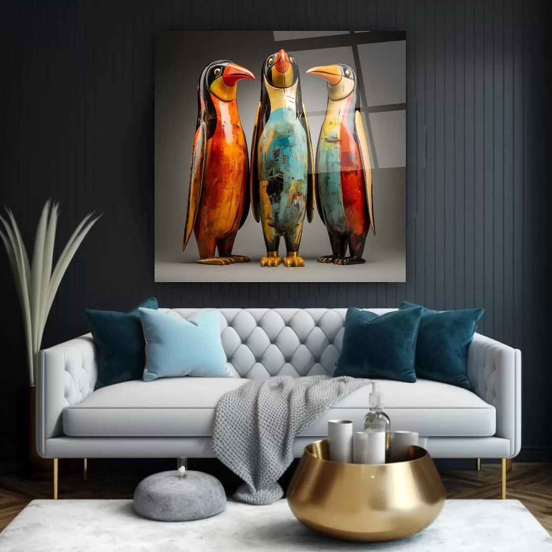 Parrot Brothers Artistic Glass Painting