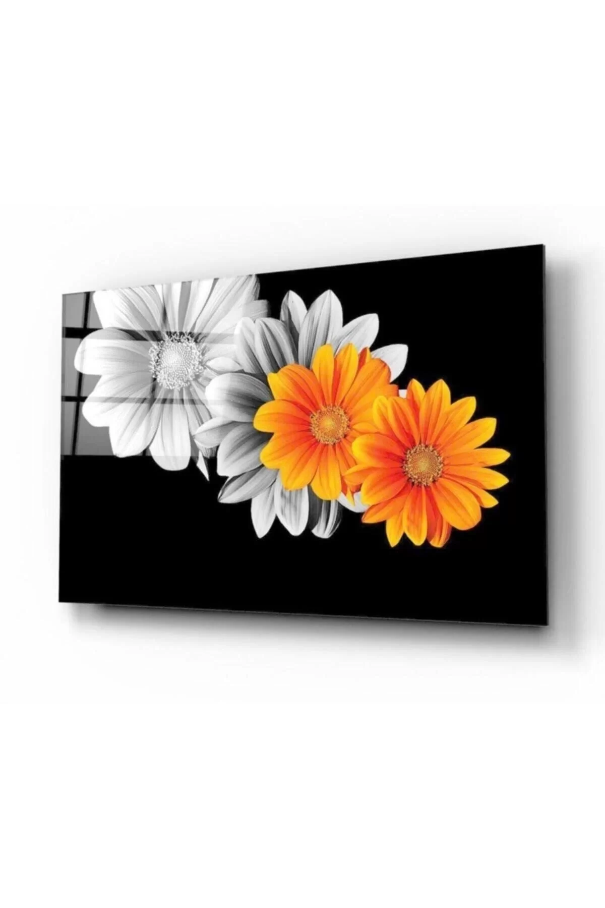 Daisies Glass Table