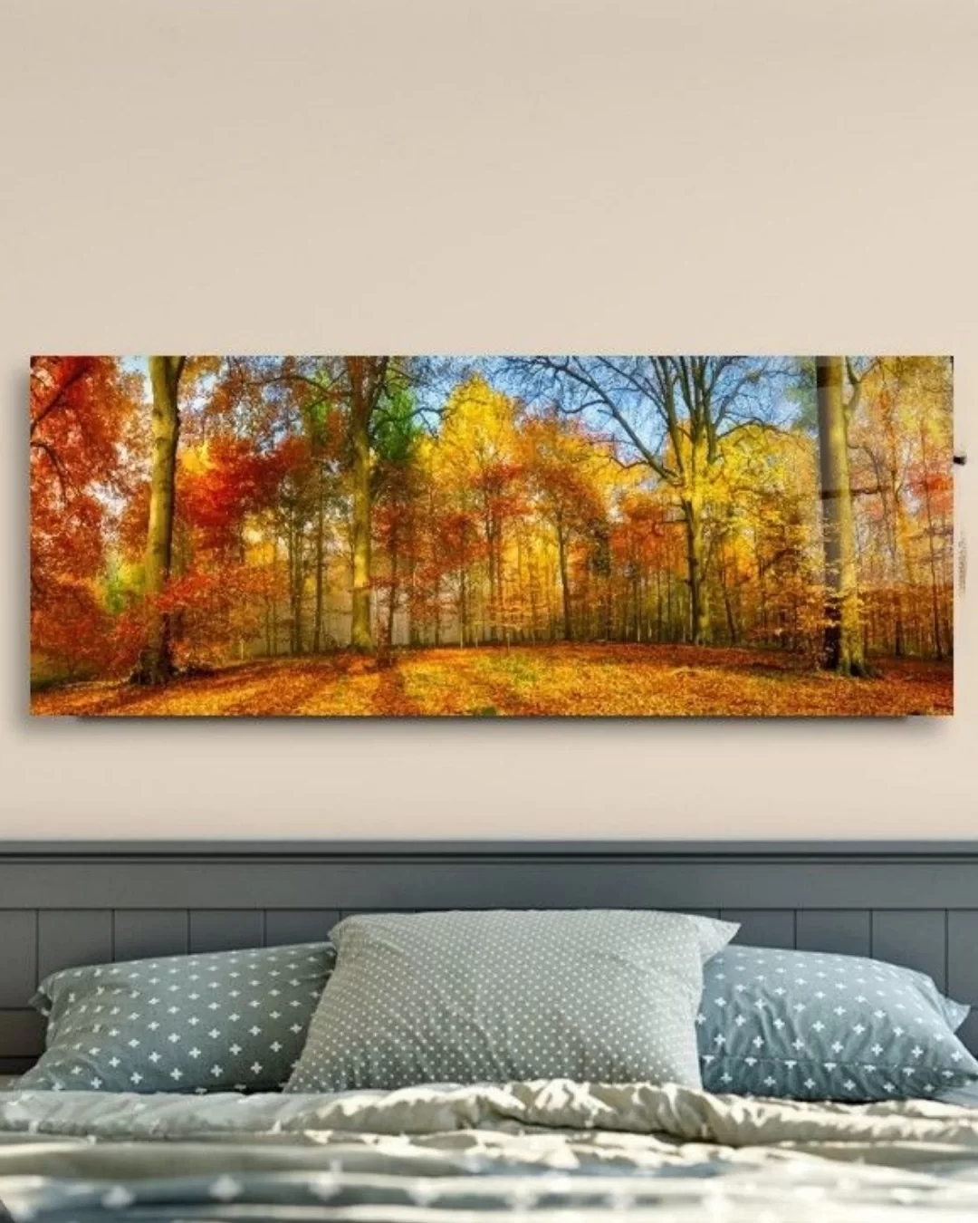 Colorful Forest Artistic Glass Painting