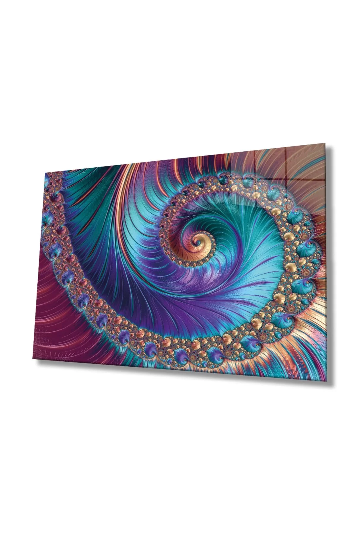 Colorful Abstract Art Glass Painting, Home And Office Wall Decoration,