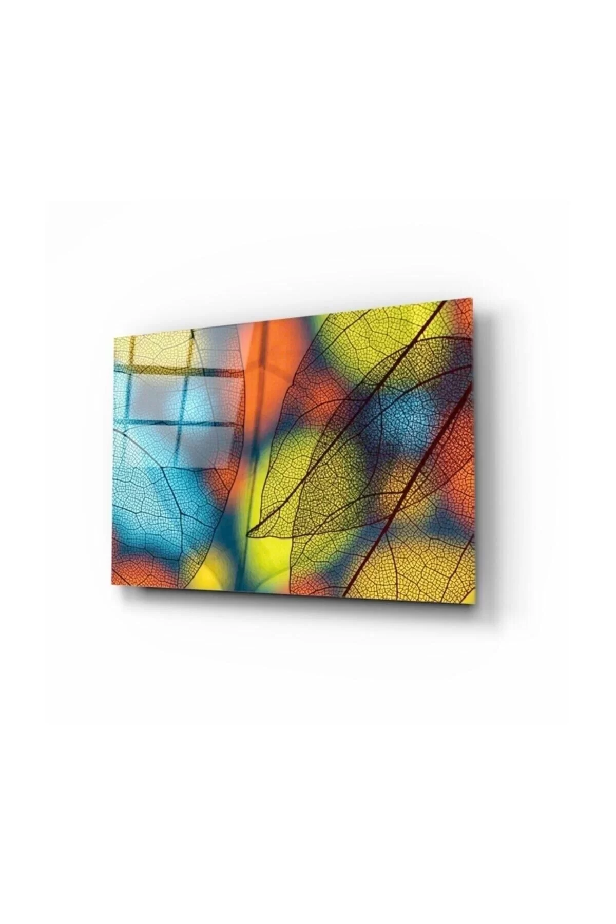 Colorful Leaves Glass Table 5 50x70 Cm