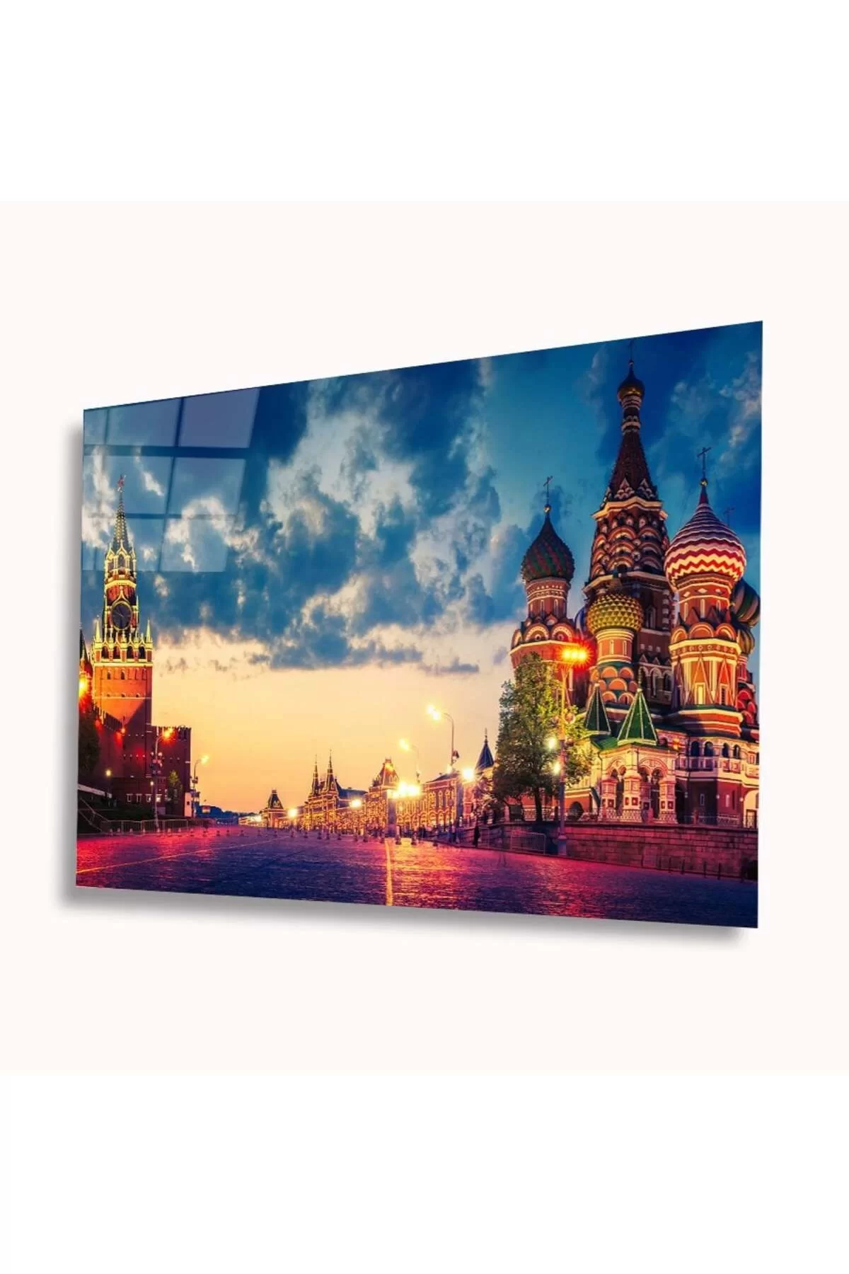 City View Glass Painting, Home And Office Wall Decoration