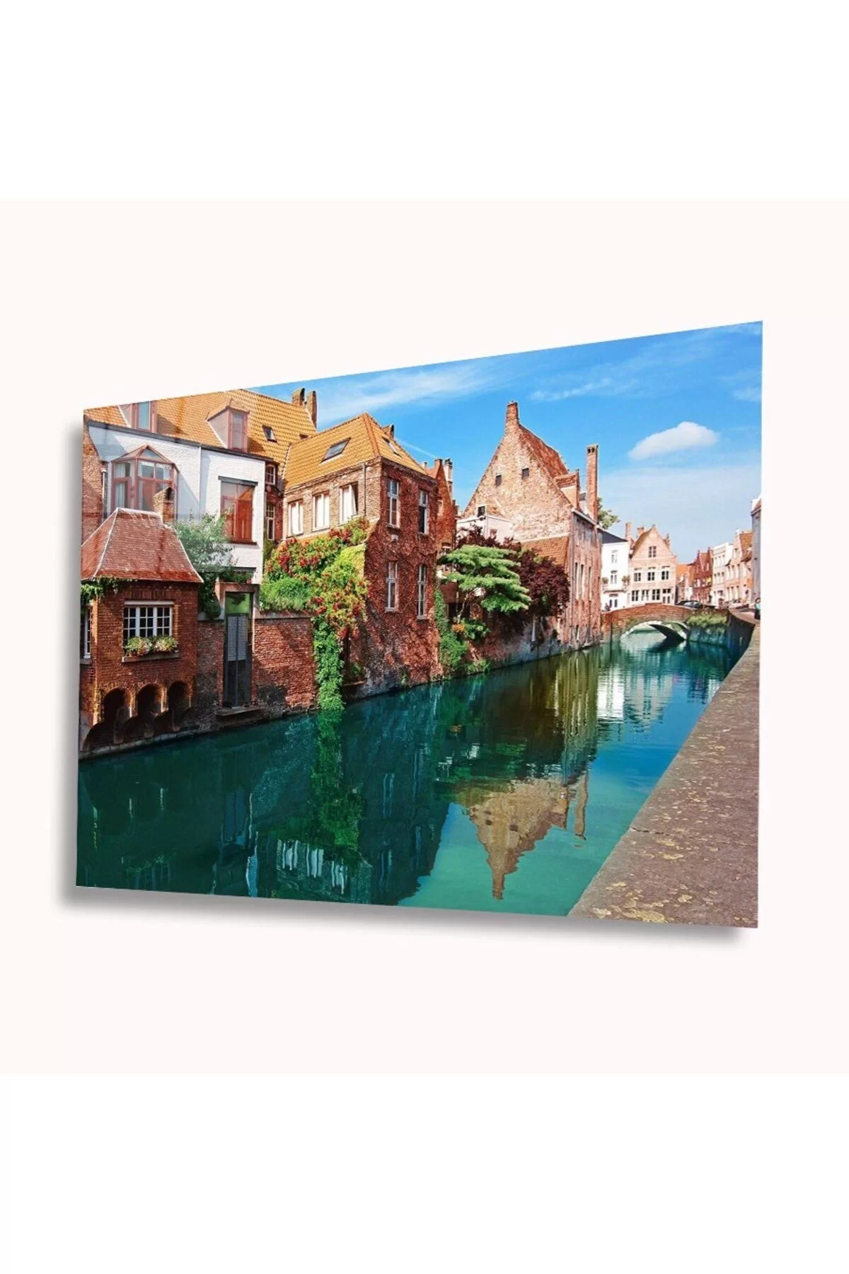 City View Glass Painting, Home And Office Wall Decoration