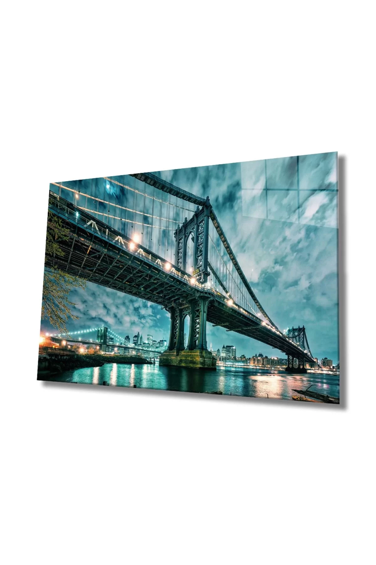 City View Glass Painting, Home And Office Wall Decoration