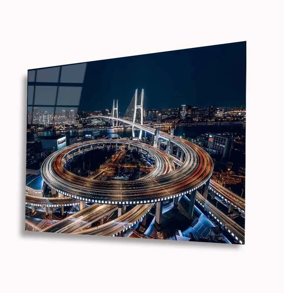 City View Glass Painting