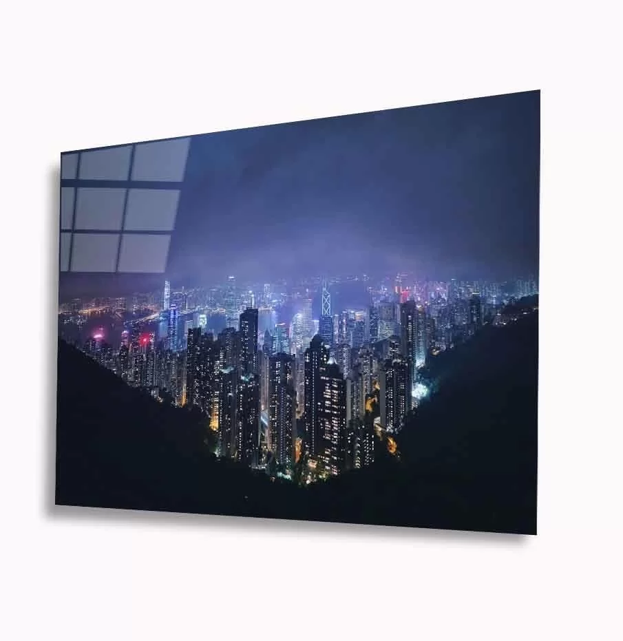 City View Glass Painting