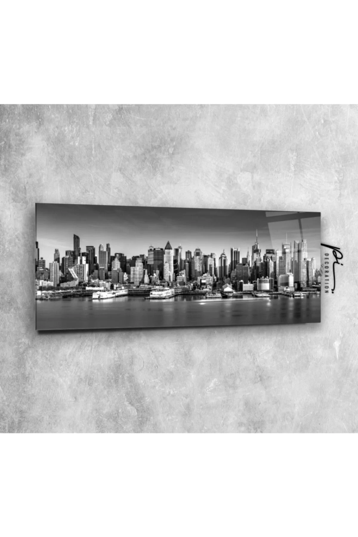 City View Panoramic Glass Painting