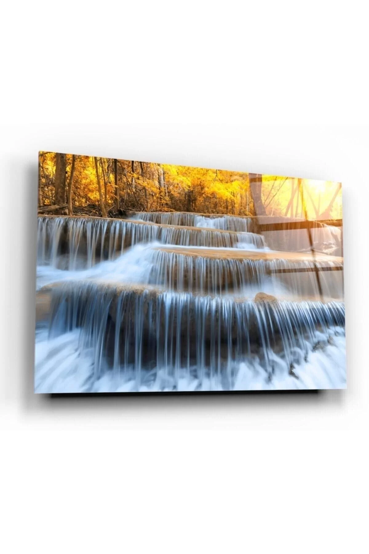 Waterfall Glass Table