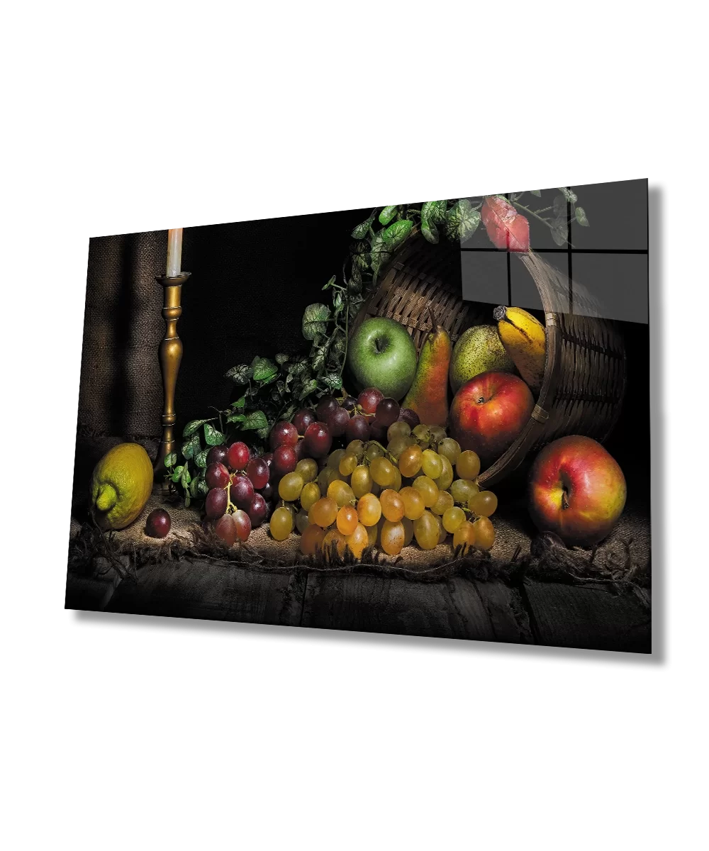 Fruits in a Basket Still Life Kitchen