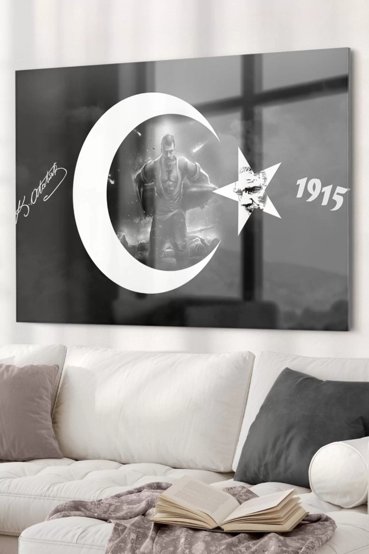 Corporal Seyit | Ataturk Themed Glass Painting | 50x70cm