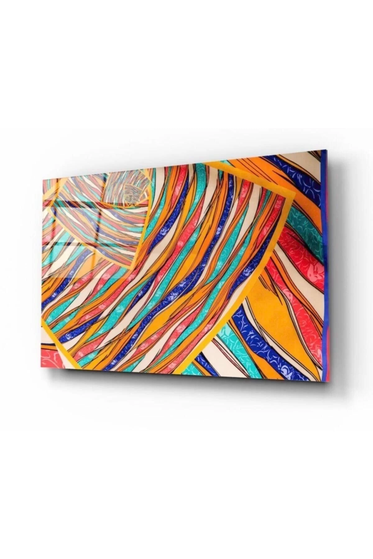 Abstract Glass Painting