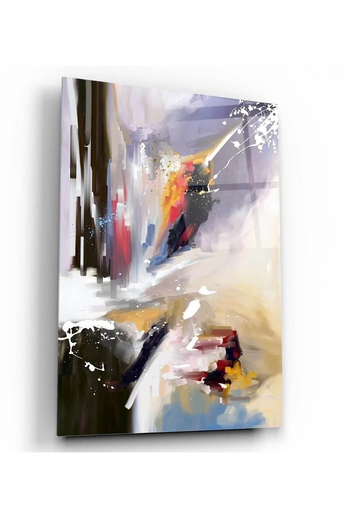 Abstract Glass Painting