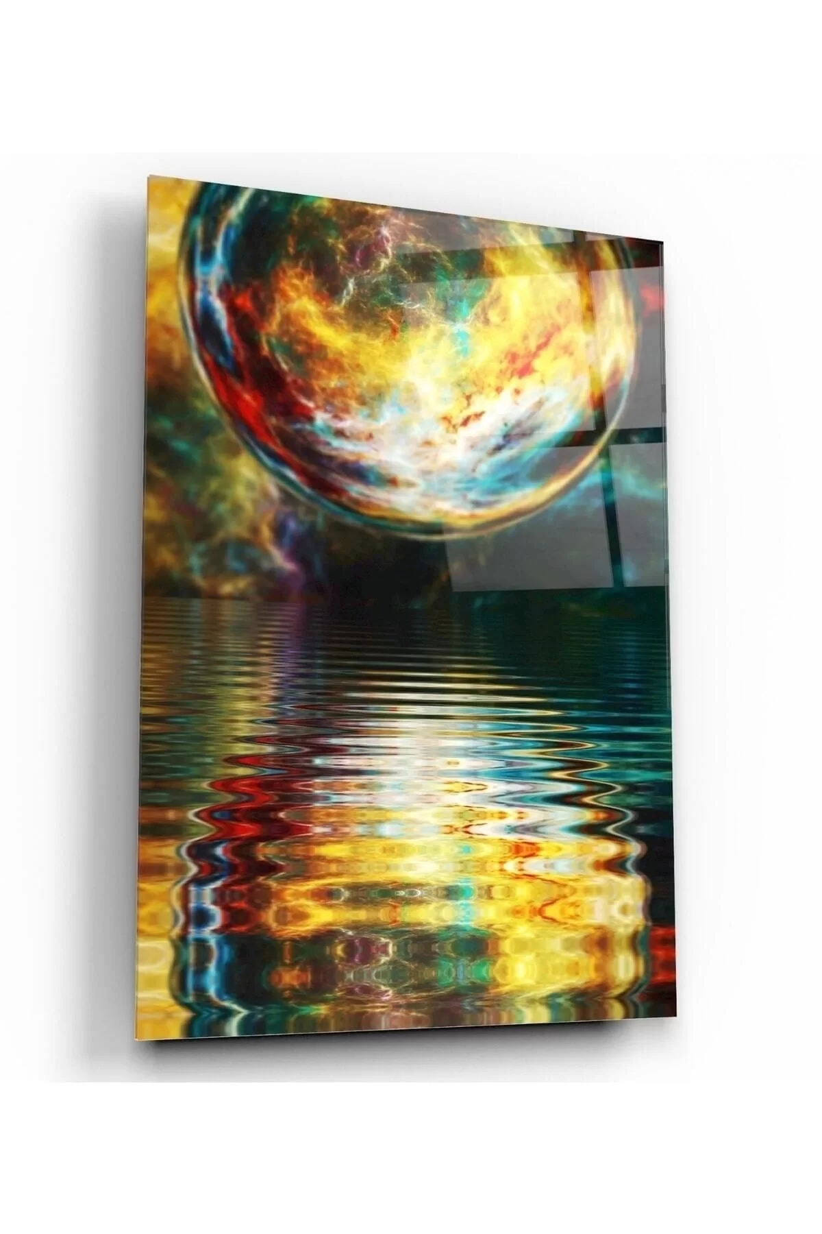 Abstract Glass Painting