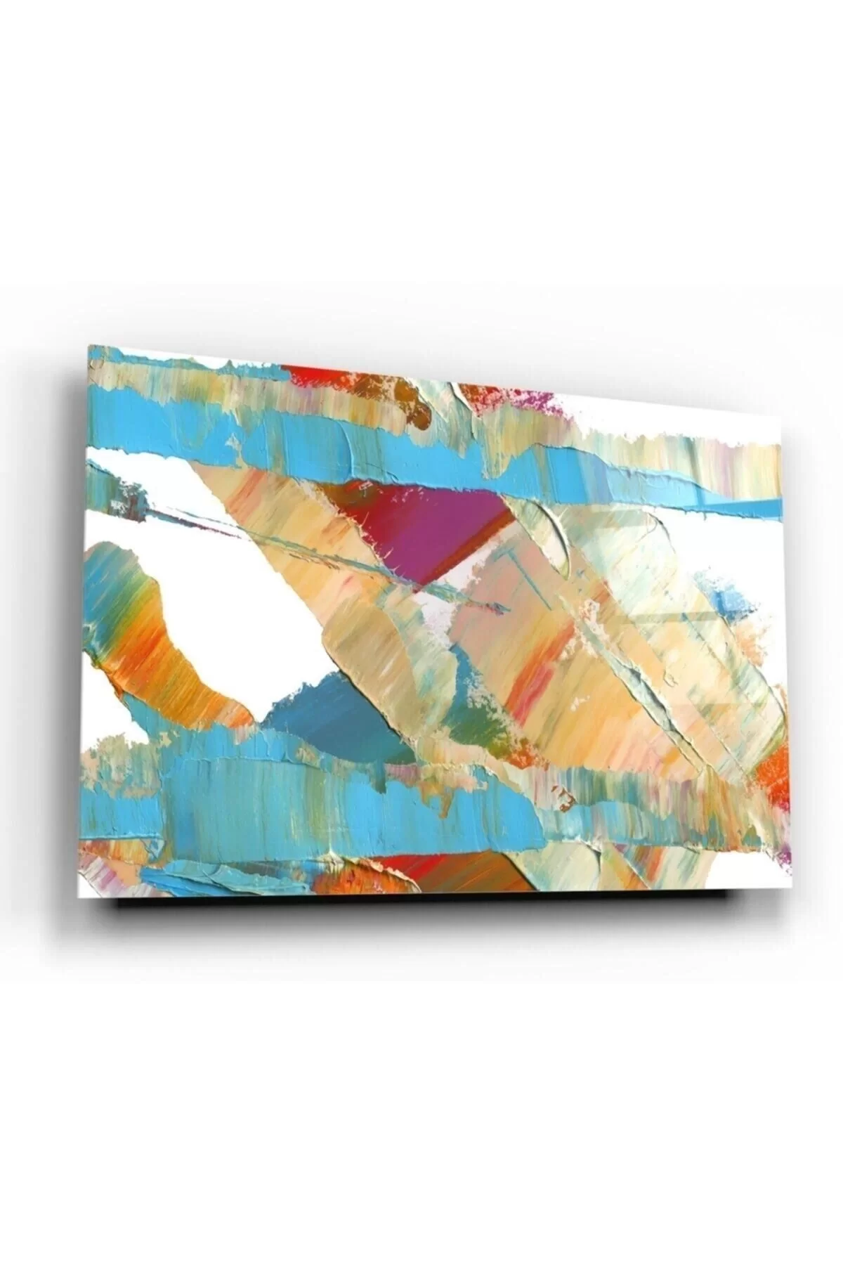 Abstract Patterns Glass Painting