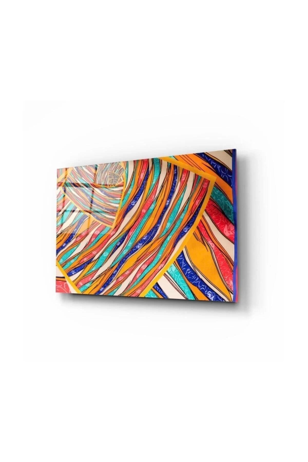 Abstract Patterns Glass Painting 2 50x70 Cm