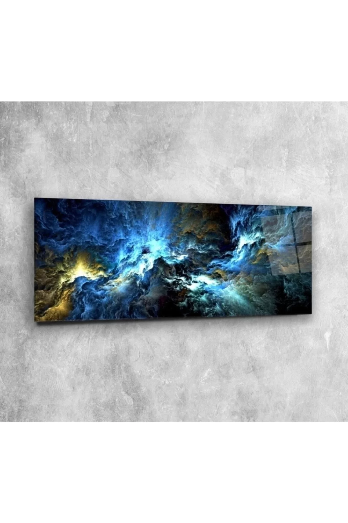 Abstract Panoramic Glass Painting