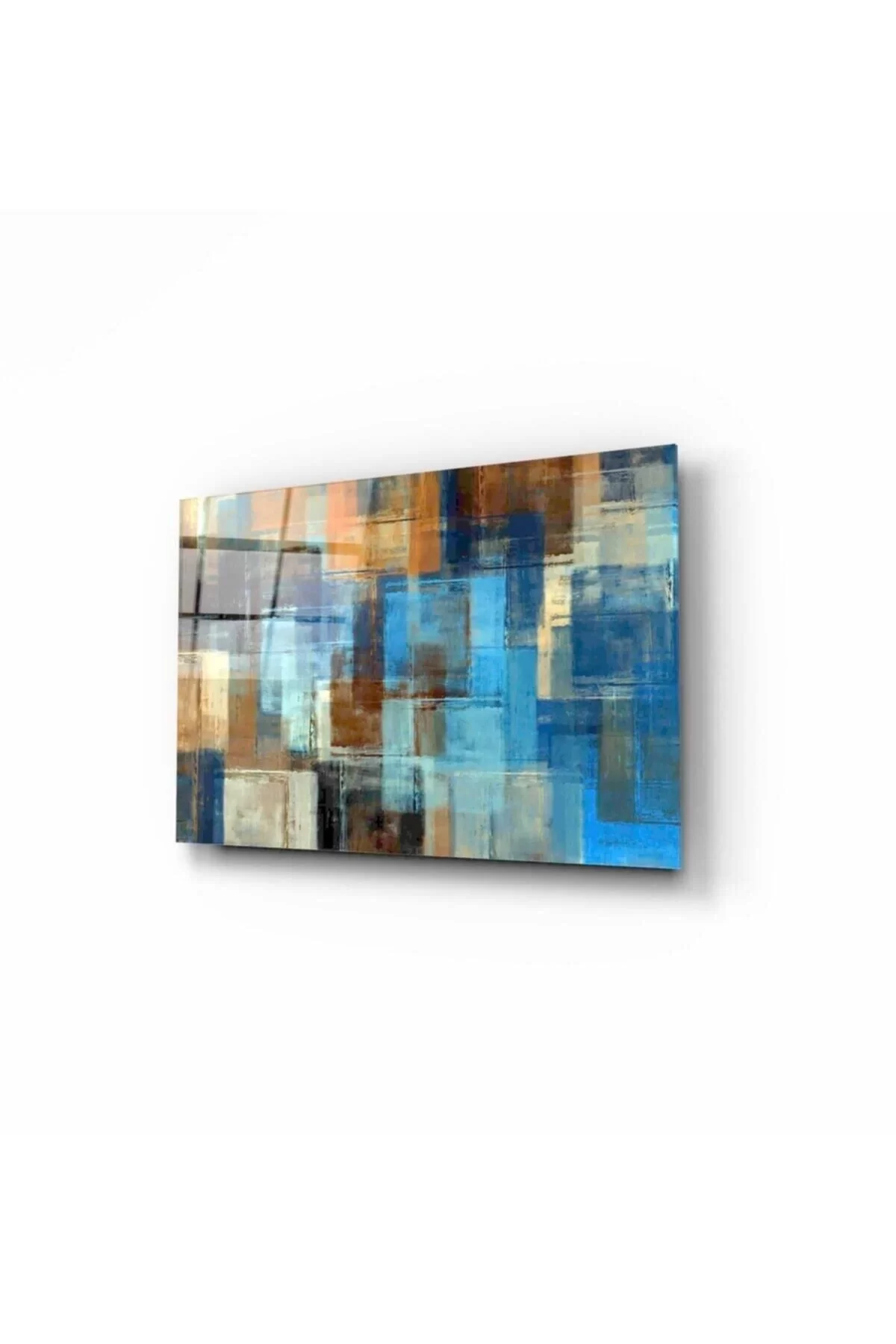 Abstract Colors Glass Painting 50x70 Cm