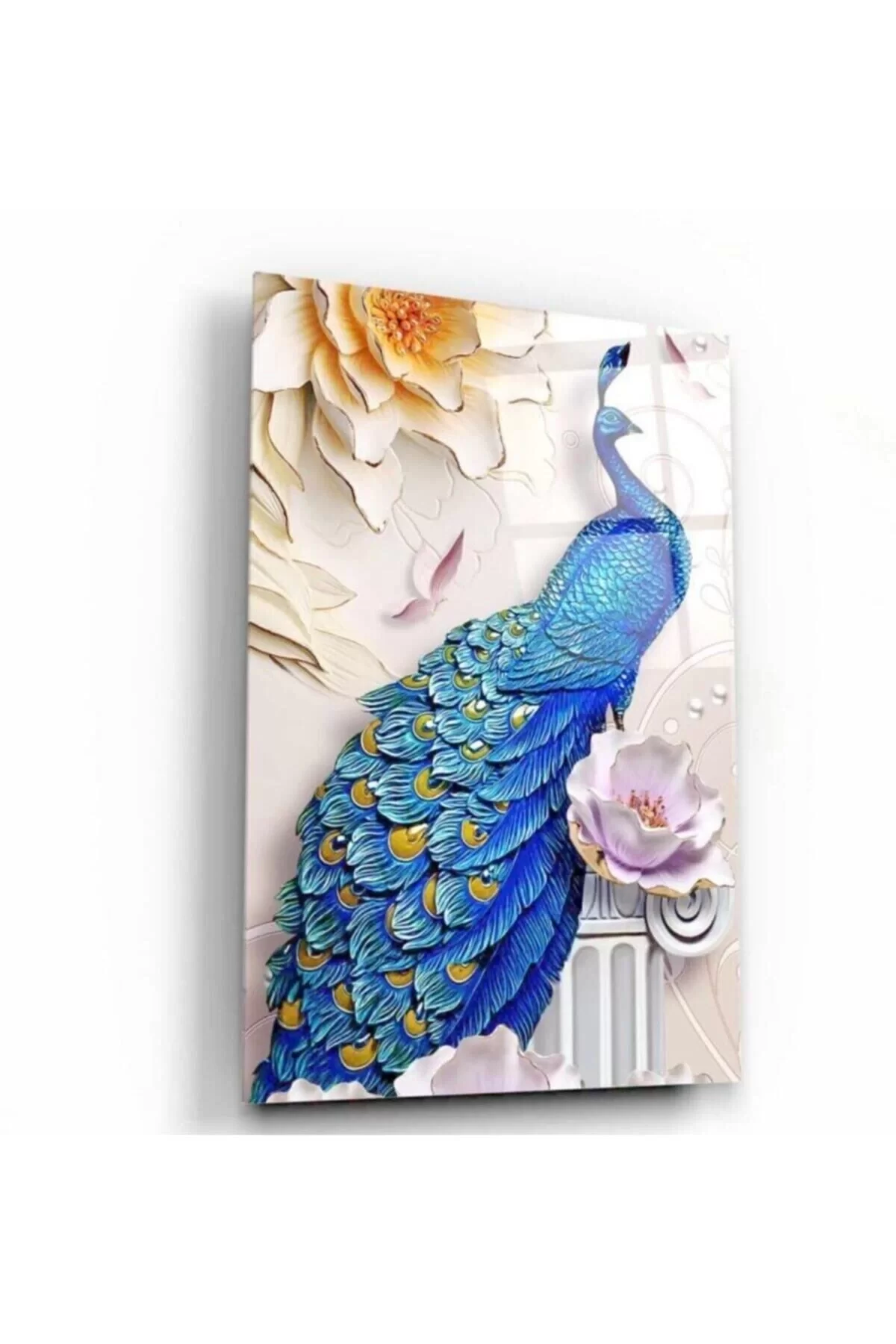 Peacock Glass Painting