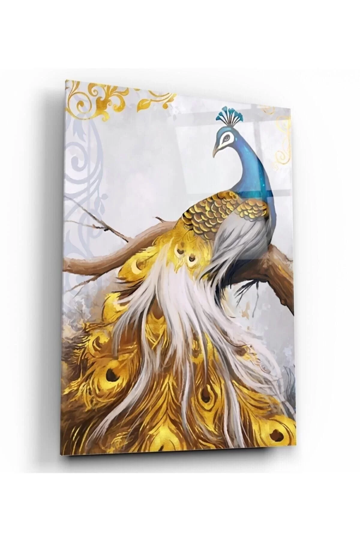 Peacock Glass Painting